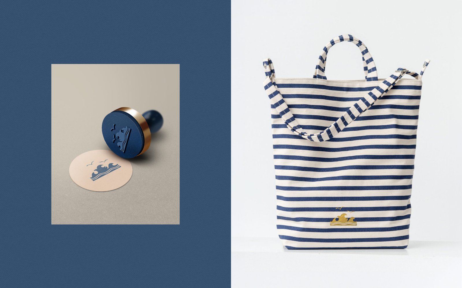 stamp and tote bag